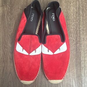 Fendi Monster Bug Eye Espadrilles